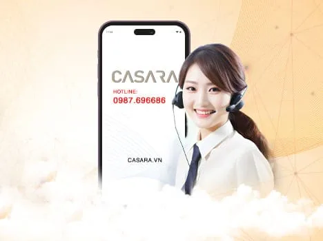 Nữ nhân viên tư vấn chuyên nghiệp với hotline hỗ trợ khách hàng.