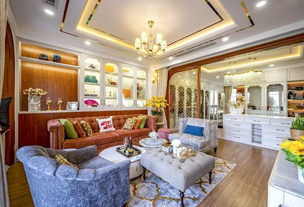 Thiết kế nội thất chung cư trọn gói minh họa phần chi phí cần chia theo hạng mục cho căn hộ chung cư