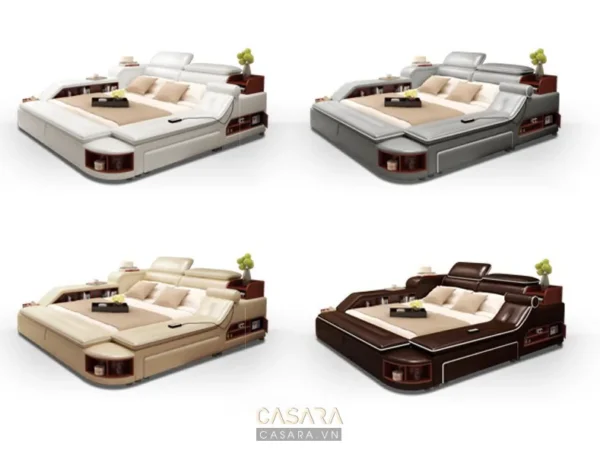 Bộ sưu tập giường ngủ cao cấp, thiết kế hiện đại và sang trọng.