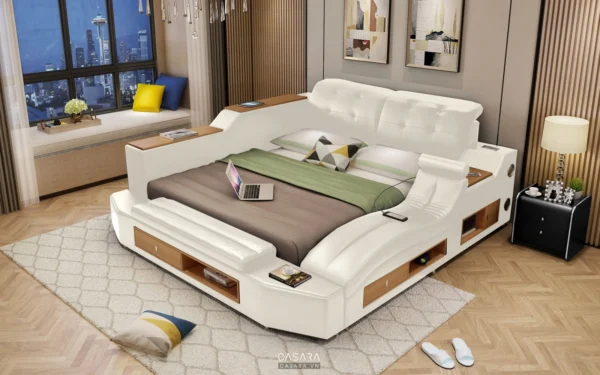 Giường thông minh hiện đại với nhiều tính năng tiện ích