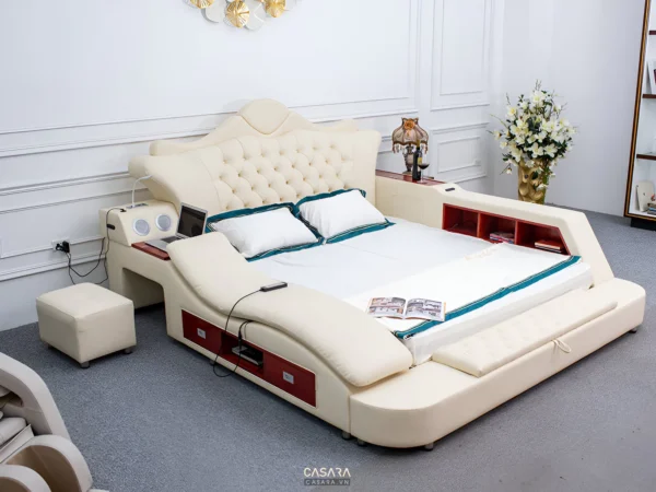 Mẫu giường ngủ thông minh hiện đại đẹp cao cấp