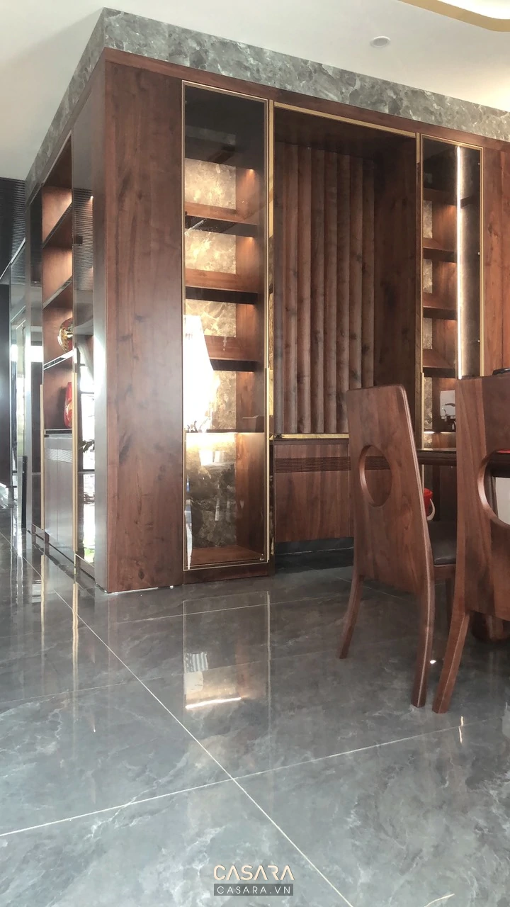 Thiết kế nội thất nhà riêng minh họa phần chi phí cần chia theo hạng mục chính cho nhà ở