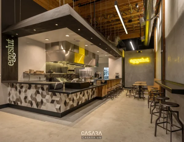 Thiết kế quầy bar là tâm điểm