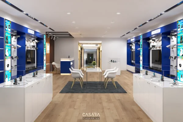 Khu vực tiếp khách tư vấn trung tâm showroom