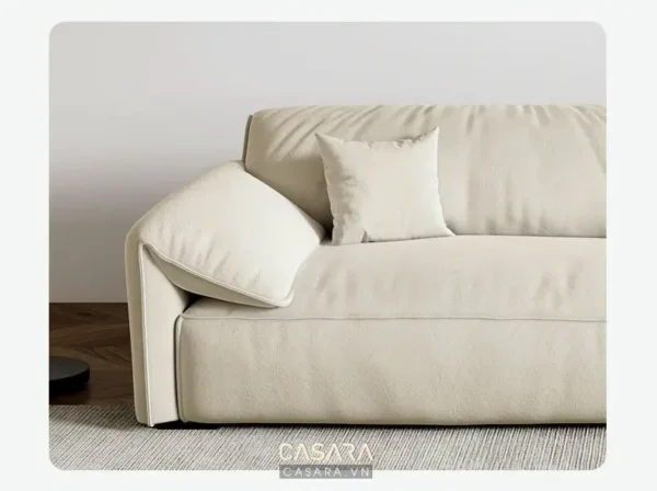 Ghế sofa màu be hiện đại.