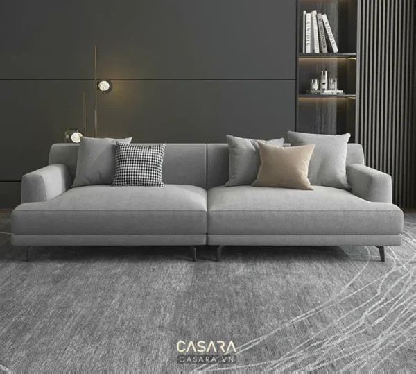 Bàn ghế sofa hiện đại trong phòng khách.
