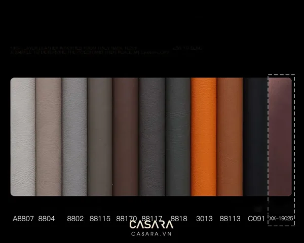 Bảng màu da cao cấp với nhiều tông màu từ sáng đến tối.
