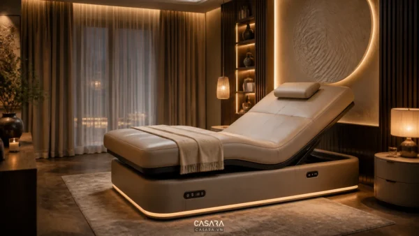 Giường ngủ massage hỗ trợ thư giãn tuần hoàn máu liệu có nên dùng?