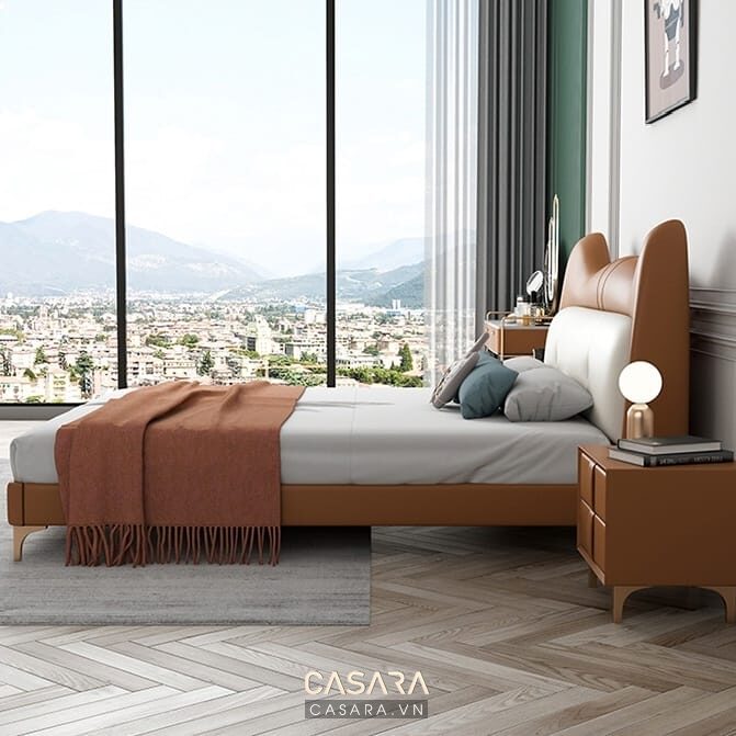 Giường trẻ em tai mèo cho phòng công chúa bé gái