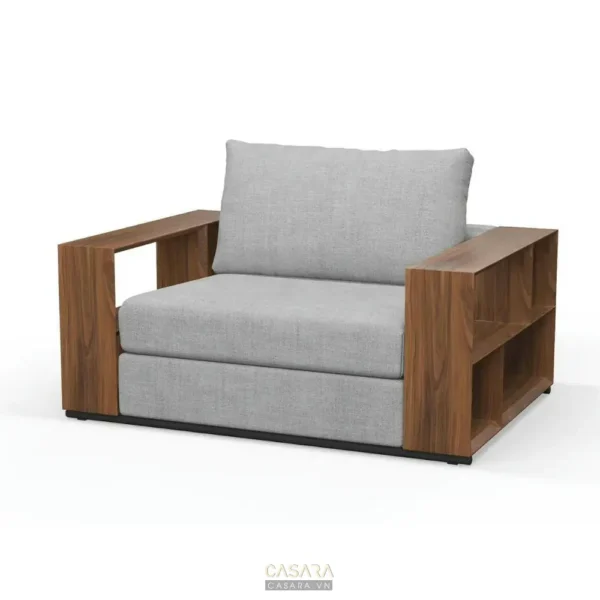 Ghế sofa hiện đại màu xám nhạt