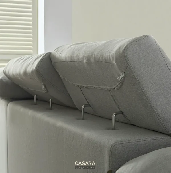 Ghế sofa màu xám hiện đại