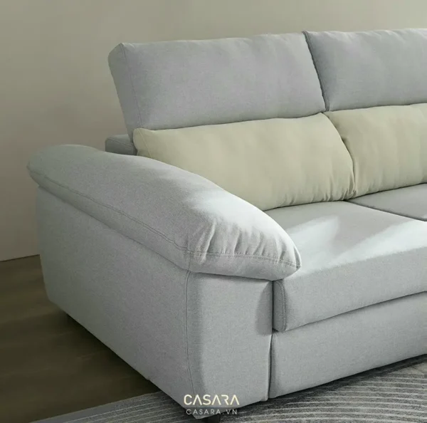 Ghế sofa màu xám hiện đại