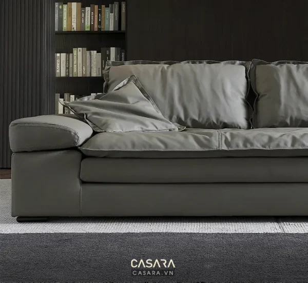 Bàn ghế sofa hiện đại trong phòng khách.