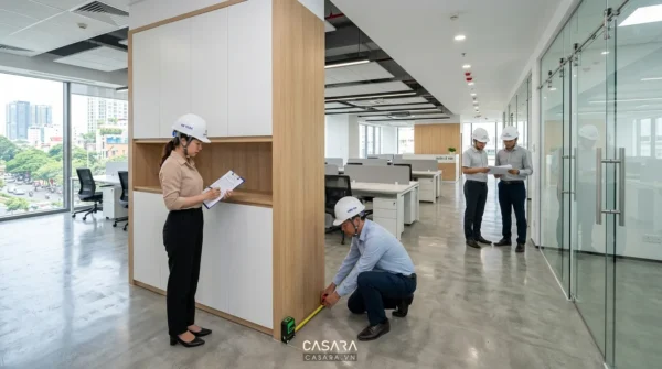 Kiểm tra nghiệm thu nội thất sau thi công theo checklist
