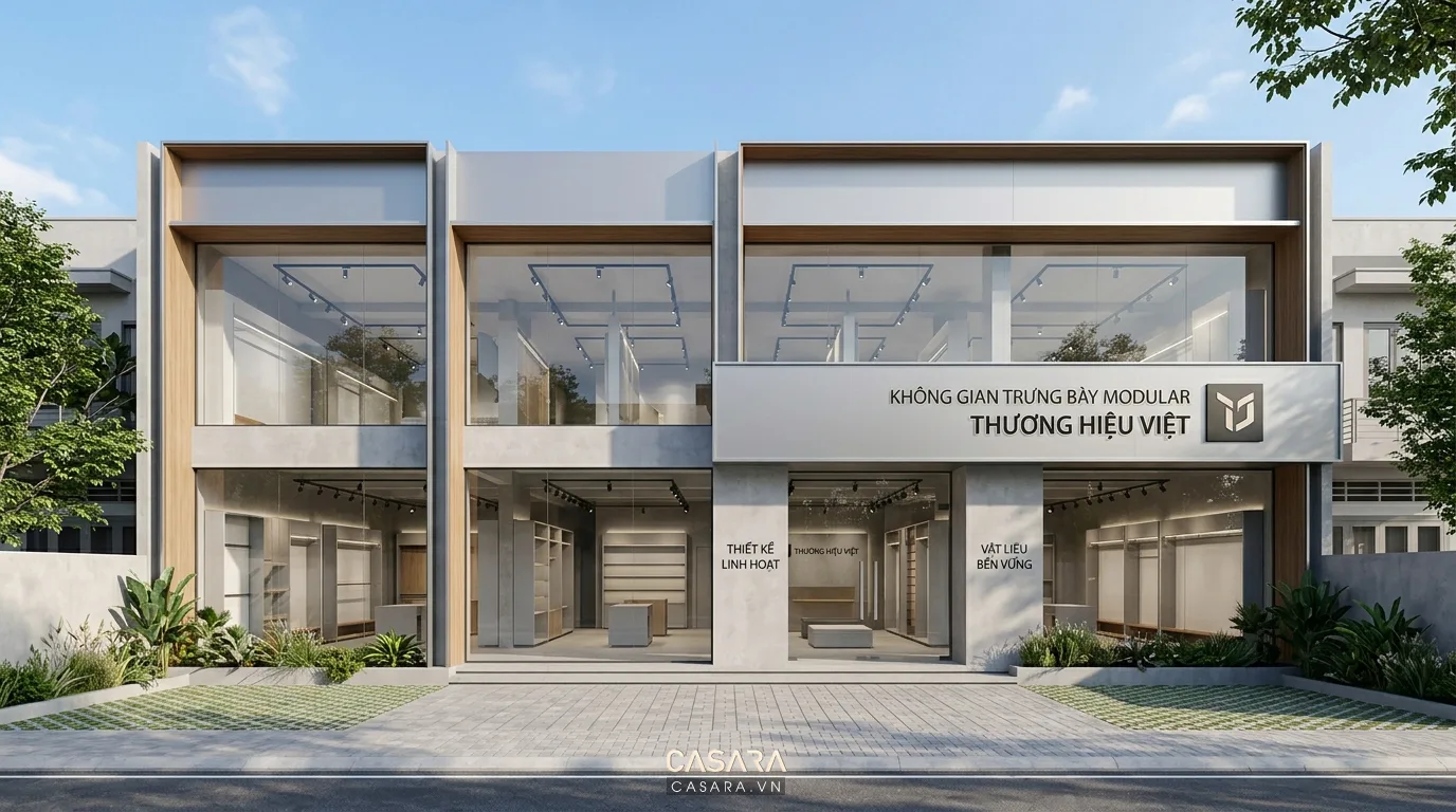 Showroom thương hiệu được thiết kế đồng bộ, sẵn sàng nhân rộng chuỗi