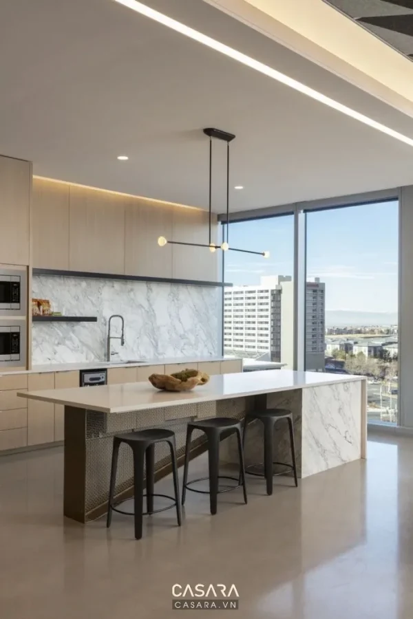 Pantry căn hộ cao tầng với đảo bếp đá và tầm nhìn rộng cho chủ đề nội thất chung cư 2 phòng ngủ Căn hộ cao tầng với đảo bếp giúp mở đầu bài nội thất chung cư 2 phòng ngủ bằng khu chung. nội thất chung cư 2 phòng ngủ chung cư căn hộ phòng khách bếp tủ bếp phòng bếp phòng ngủ giường tủ áo công năng ánh sáng vật liệu bố trí Casara https://casara.vn/