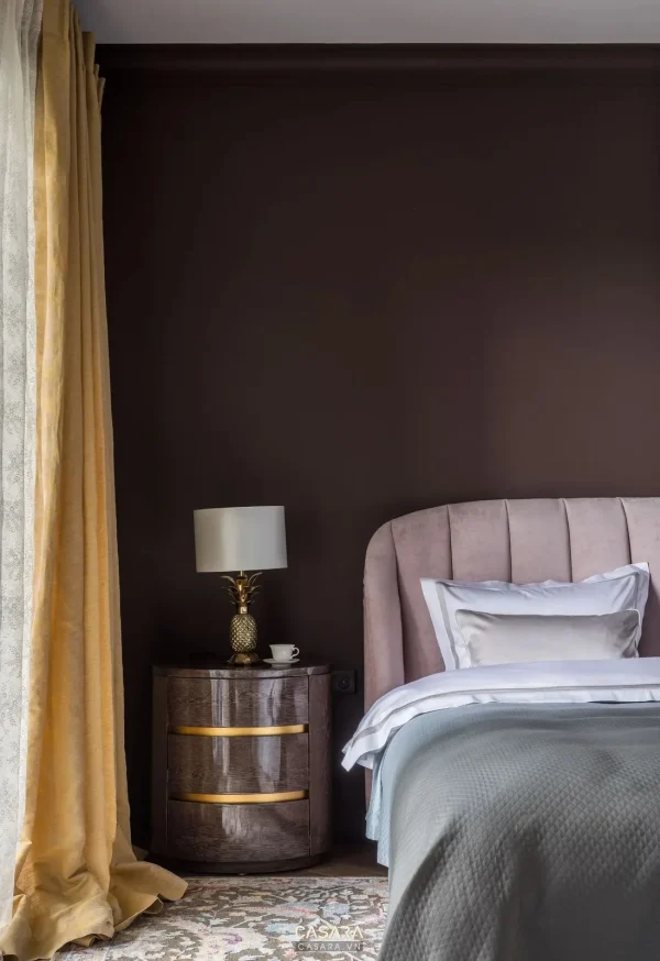Ảnh giường ngủ vải sáng trong phòng ngủ nhiều ánh sáng do Casara tuyển chọn cho thư viện thiết kế nội thất.