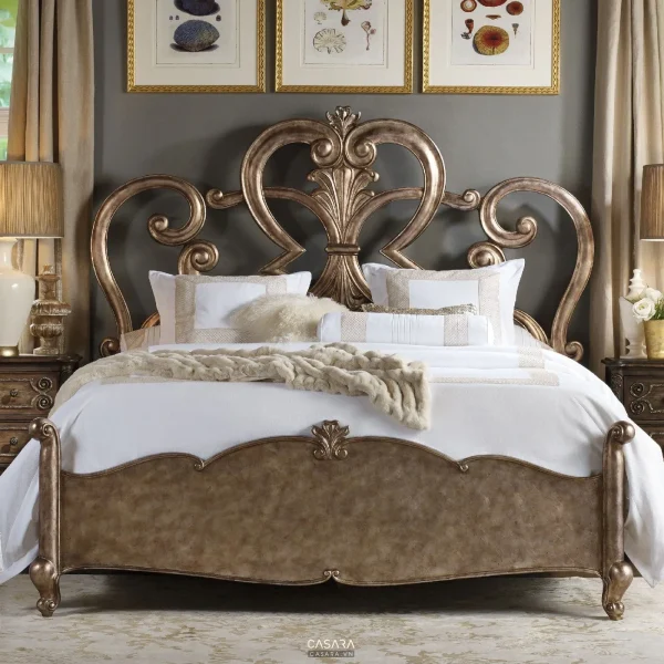 Ảnh mẫu giường bọc nệm màu hồng trên nền trắng do Casara tuyển chọn cho thư viện thiết kế nội thất.