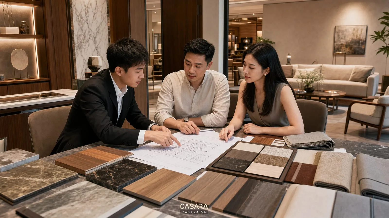Tư vấn chi phí thi công nội thất biệt thự tại Hà Nội