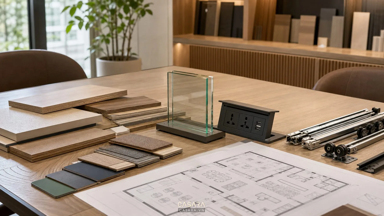 vật liệu và phụ kiện cho thiết kế nội thất văn phòng giá rẻ