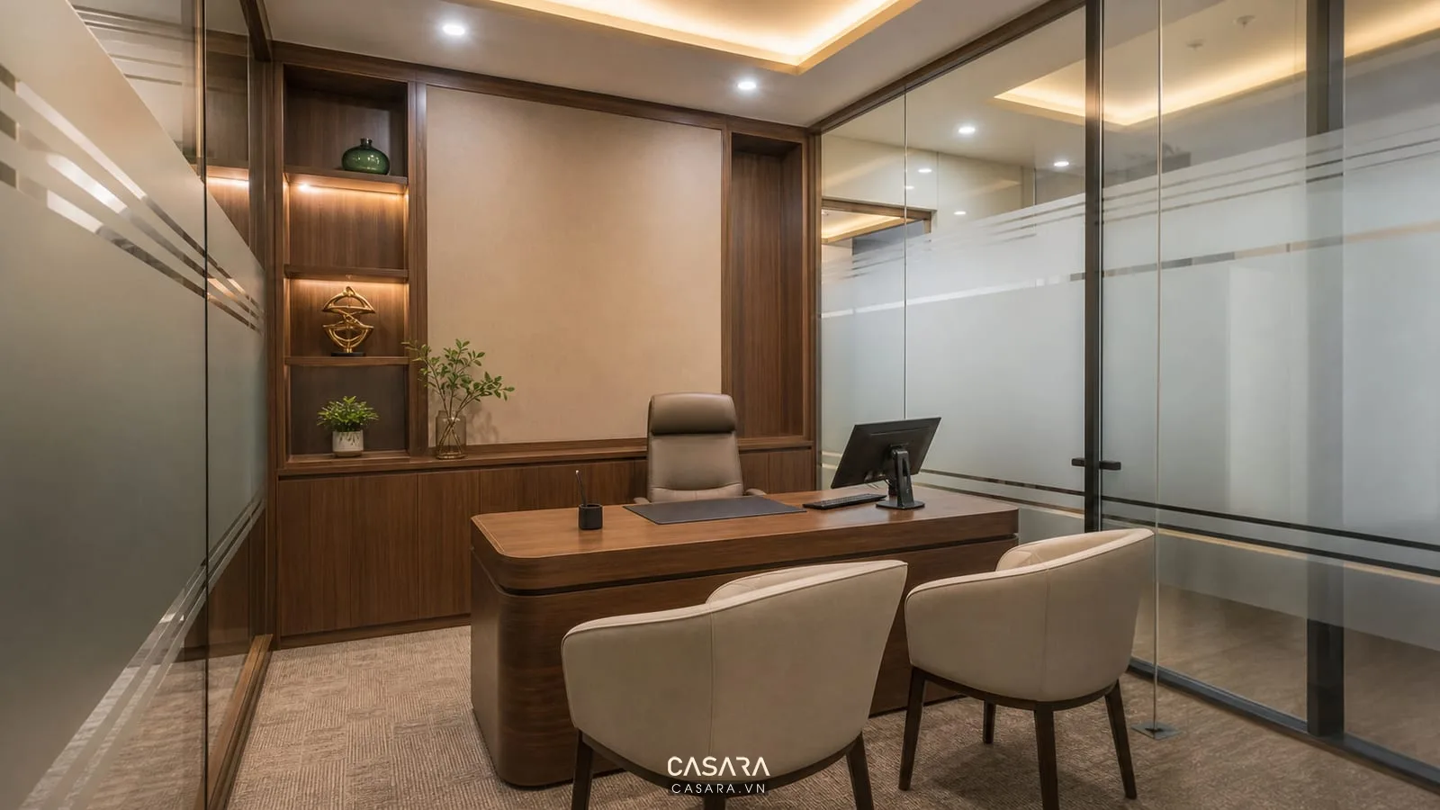 phòng tư vấn riêng trong văn phòng ngân hàng