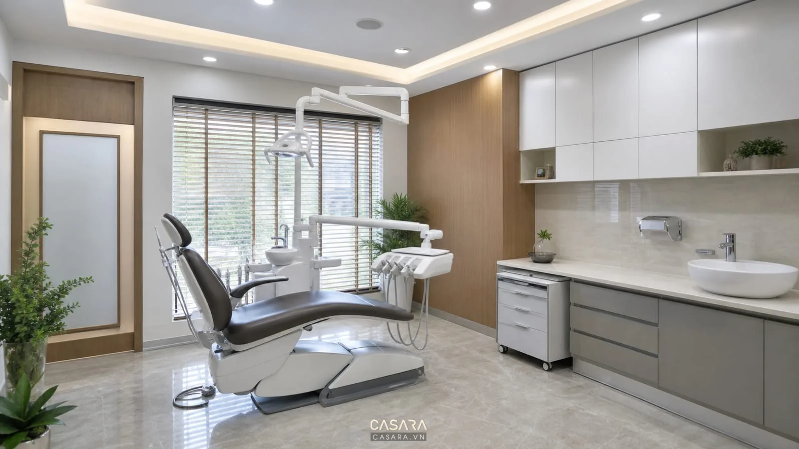 Phòng điều trị trong thiết kế văn phòng nha khoa