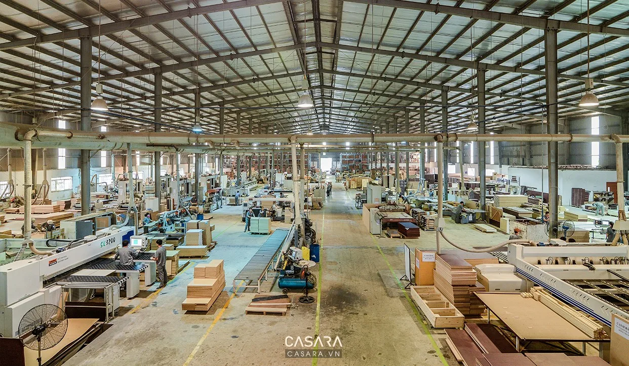 Nhà máy sản xuất nội thât tại Casara