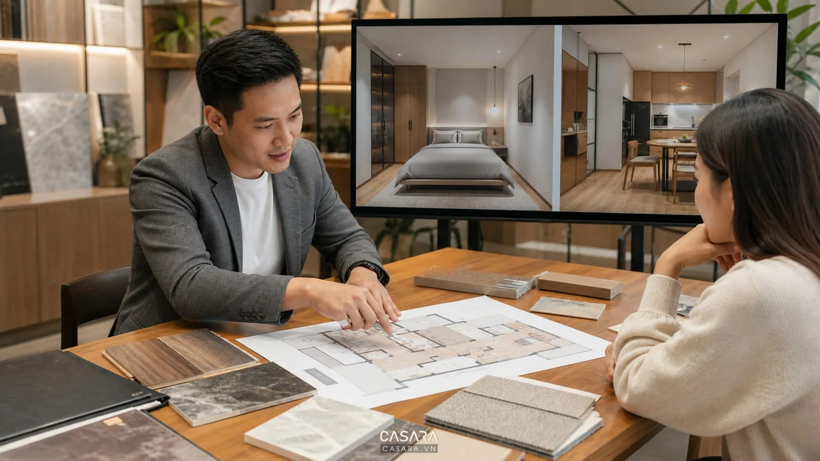 Chuyên thiết kế chung cư mini tư vấn bản vẽ mặt bằng và vật liệu nội thất