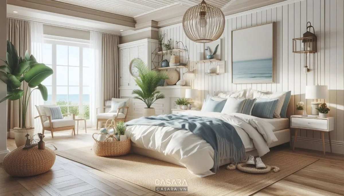 Chi tiết thư giãn trong phòng ngủ phong cách đông dương indochine