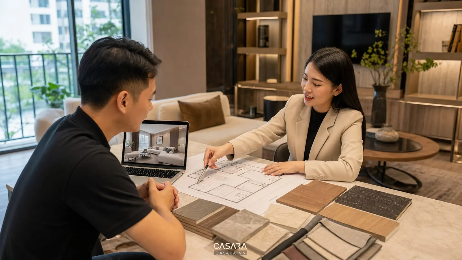 tư vấn thiết kế chung cư Đà Nẵng với bản vẽ và vật liệu