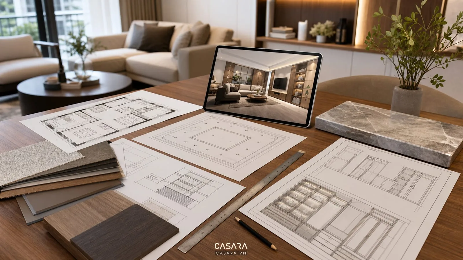 hồ sơ thiết kế chung cư với bản vẽ điện trần chi tiết tủ bếp tủ áo và phối cảnh nội thất