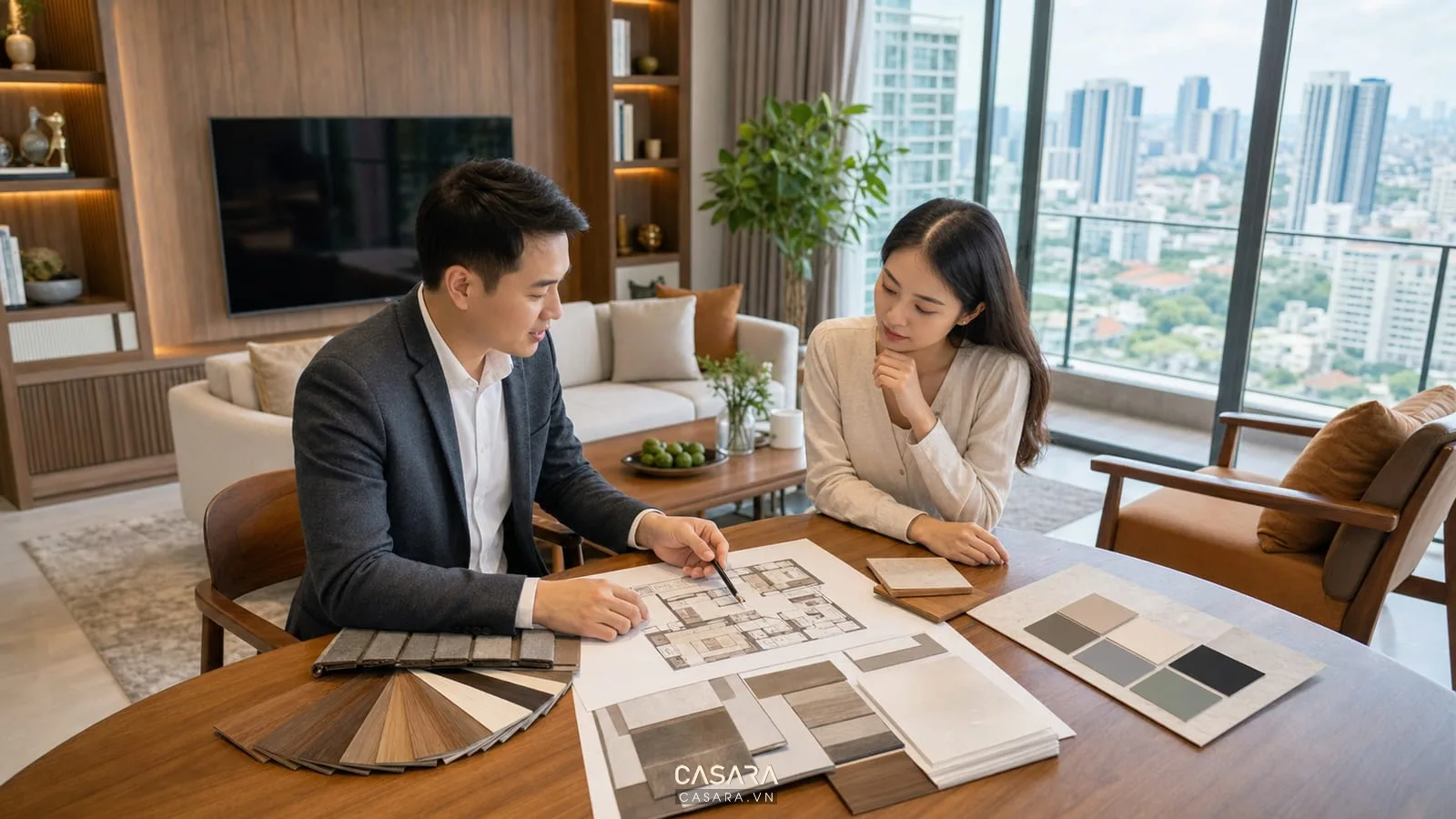 Tư vấn thiết kế nội thất cho căn hộ chung cư cao tầng