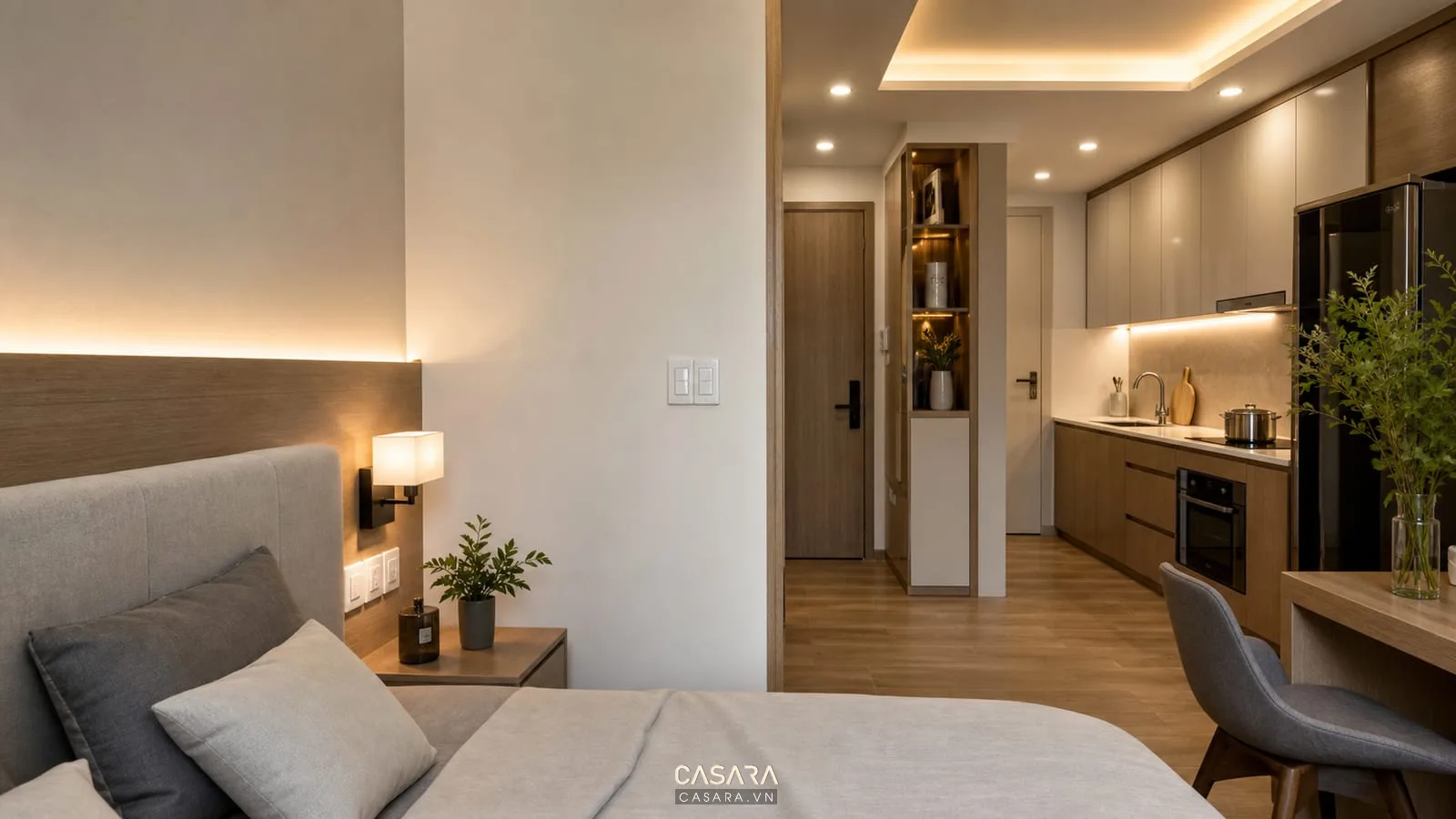 thi công điện chung cư Đà Nẵng với ổ cắm và đèn bố trí gọn