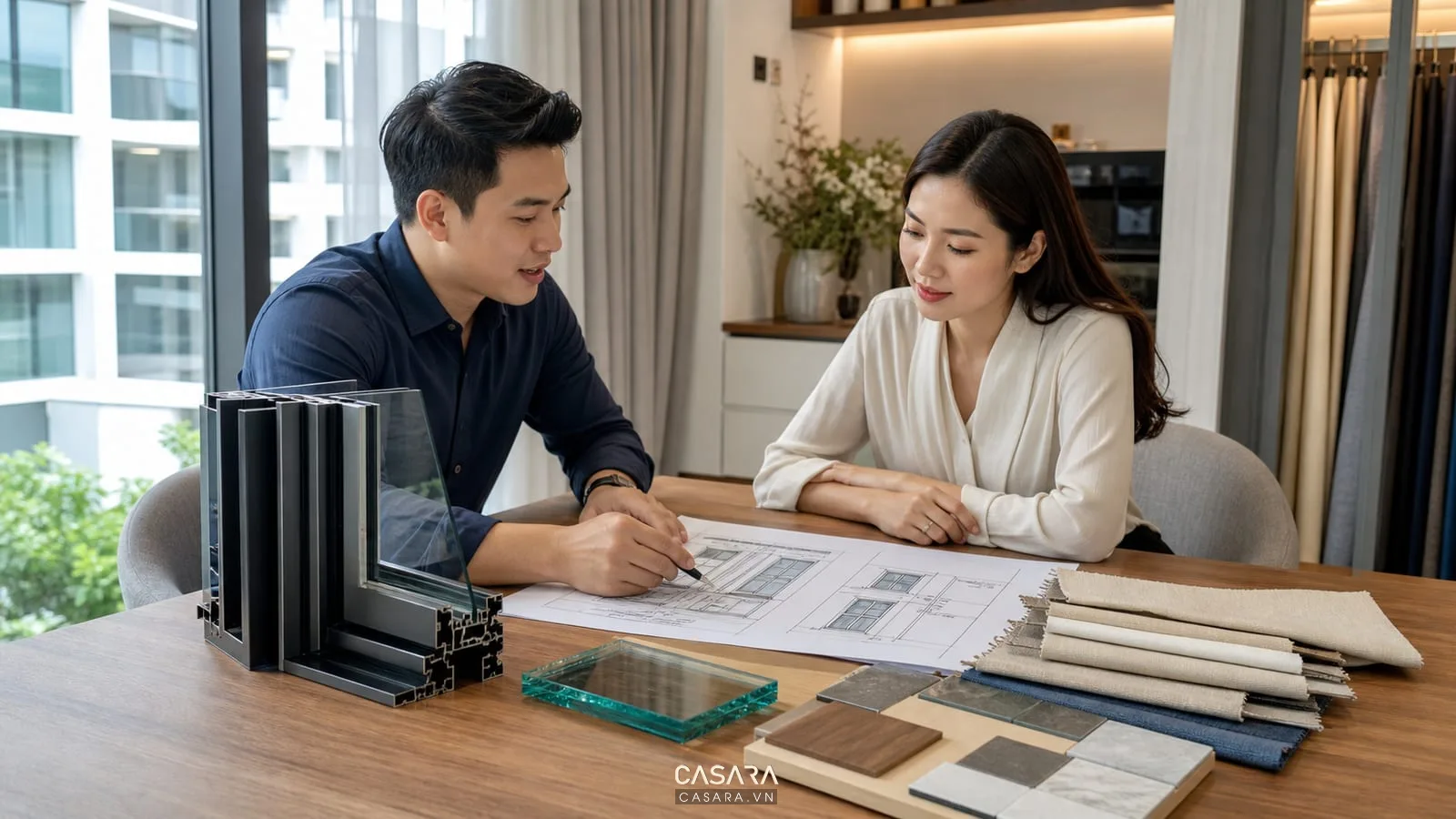 tư vấn thi công cửa sổ chung cư với kiến trúc sư gia chủ bản vẽ cửa sổ căn hộ mẫu khung nhôm kính và mẫu rèm cửa chung cư