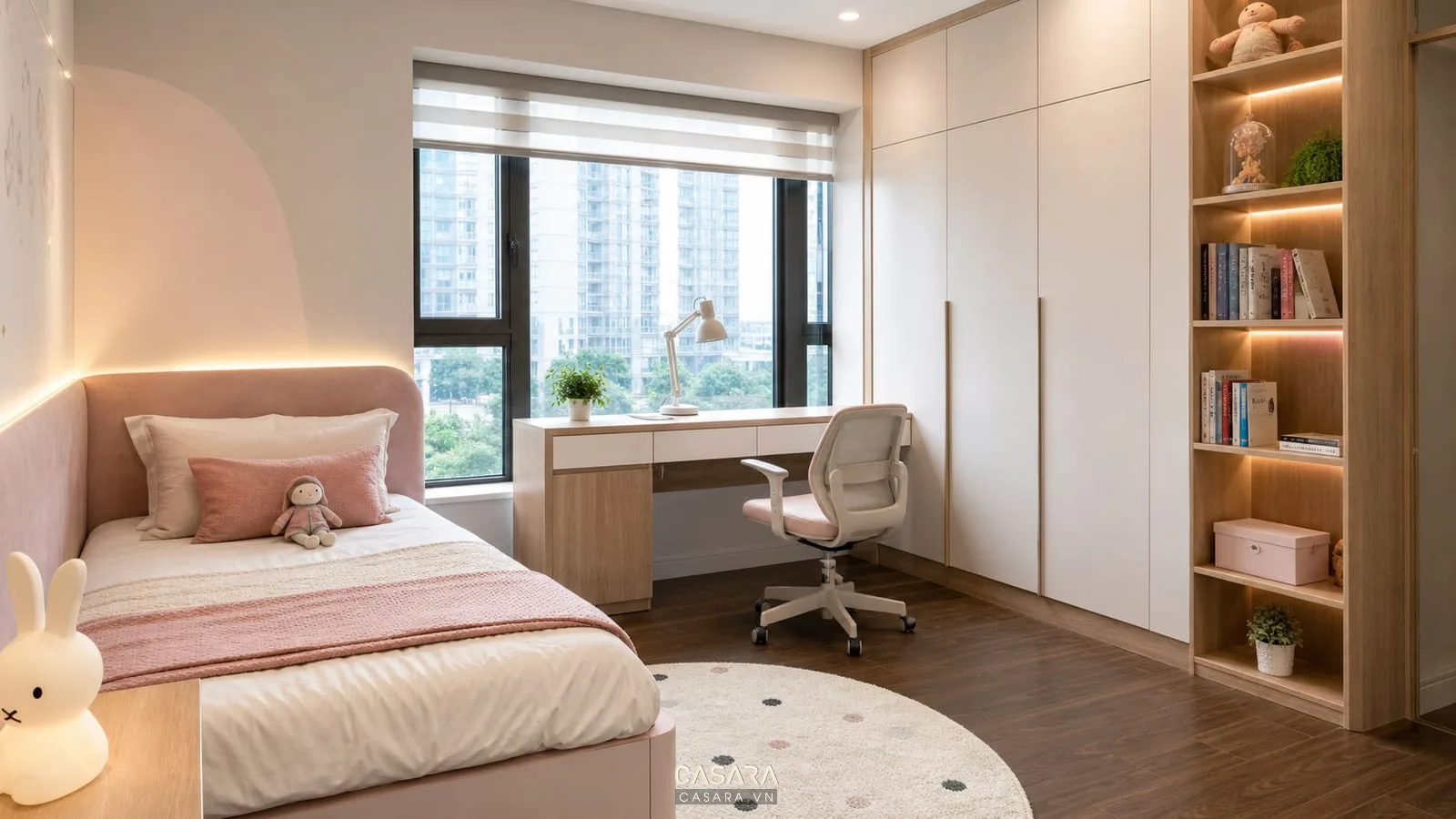 phòng ngủ trẻ em cho căn hộ chung cư 3 phòng ngủ đẹp