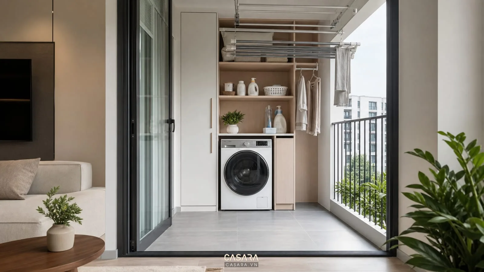 Thiết kế logia chung cư cho căn hộ 66m2