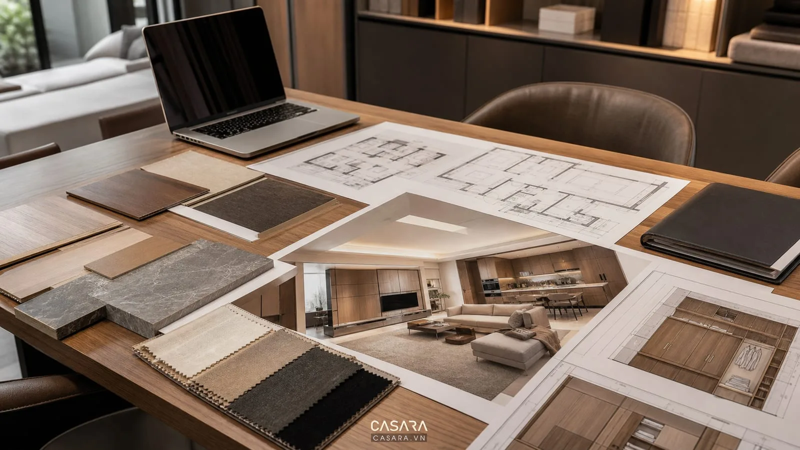 Hồ sơ thiết kế chung cư Hoàng Huy Lạch Tray với mặt bằng phối cảnh và mẫu vật liệu
