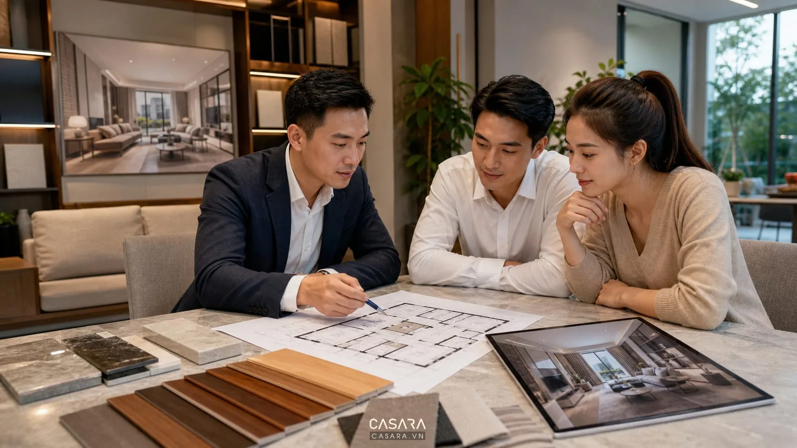 tư vấn thiết kế chung cư Tràng An Complex với bản vẽ và vật liệu