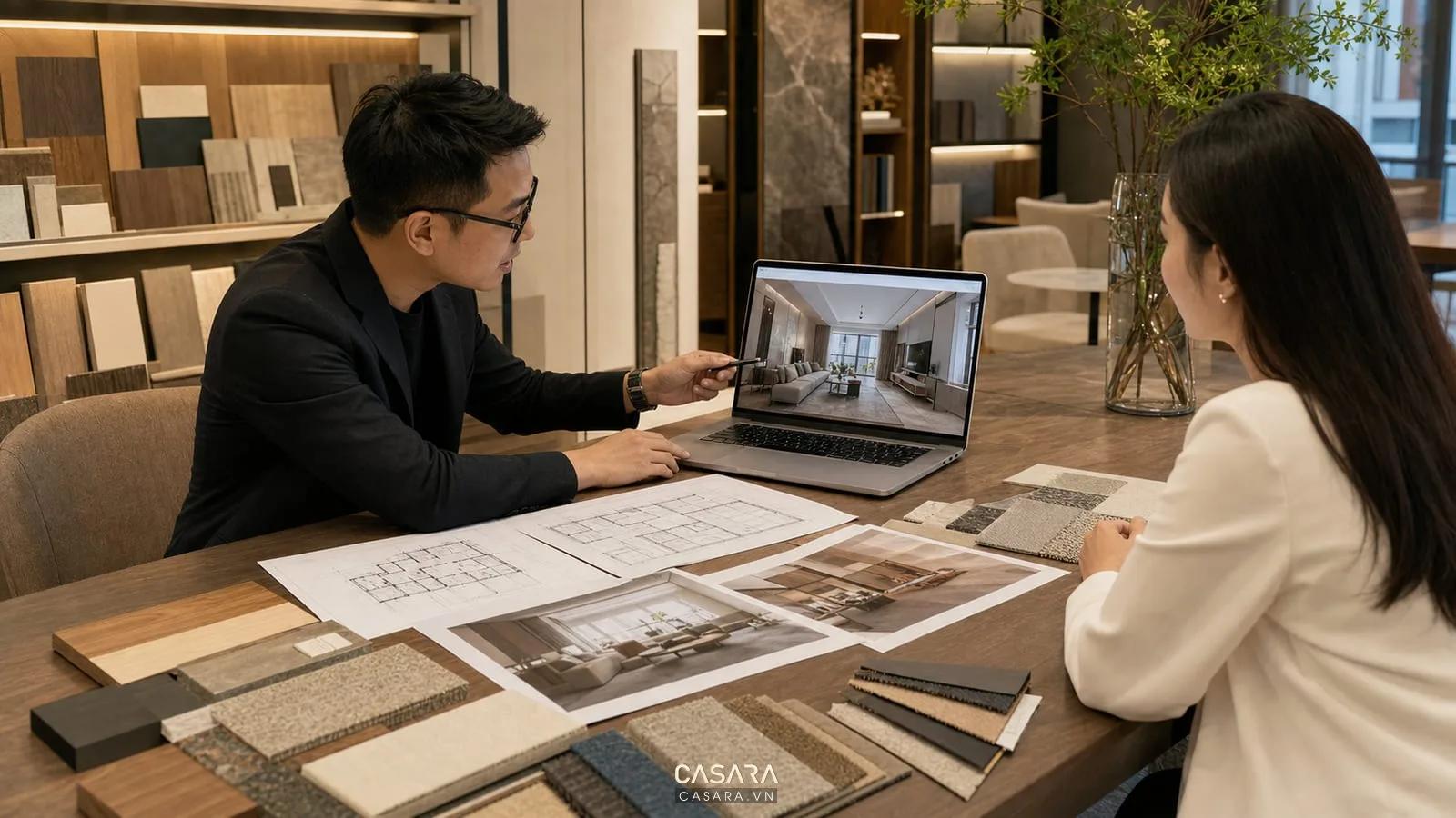 Tư vấn thiết kế nội thất chung cư Royal City với bản vẽ và vật liệu